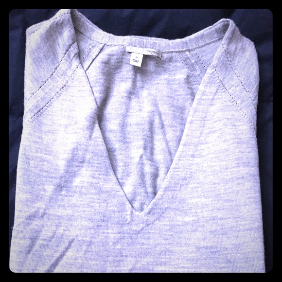 EUC halogen wool sweater with stitching detail!