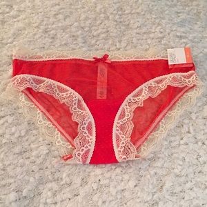 Gilligan & O'Malley size xs sheer lace panties