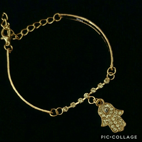 Fatima hamsa hand evil eye Bangle