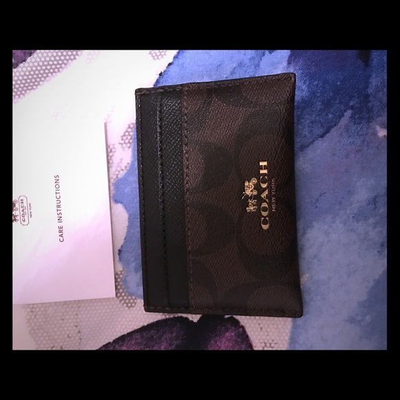 Coach card holder
