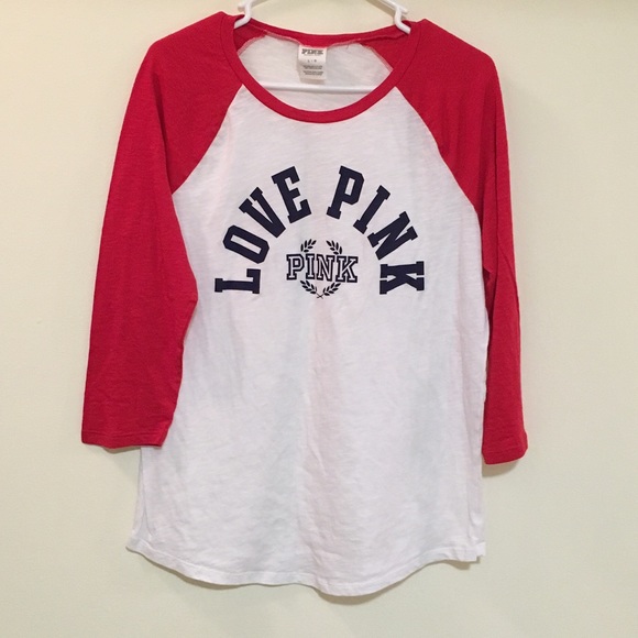 VS PINK three quarter sleeve shirt