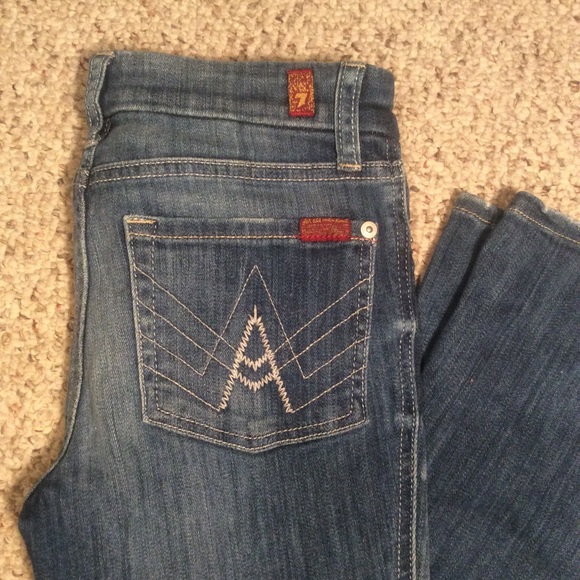 7 for all Mankind Girls Sz 10 A-Pocket Flare jeans