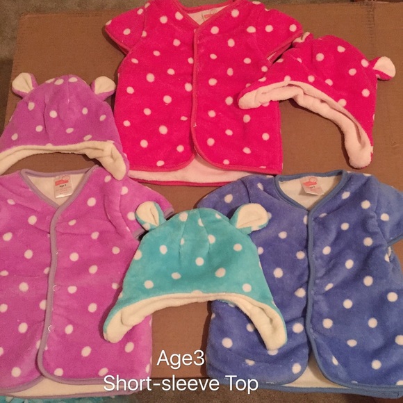 Brand new age 3 kids soft tops