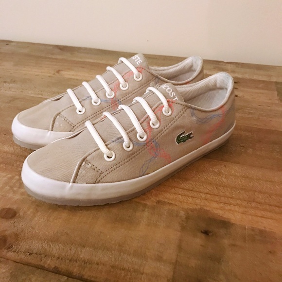 Lacoste Canvas Tennis Sneakers 🎾