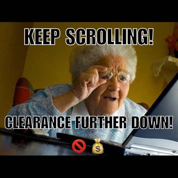 Check out my clearance items!