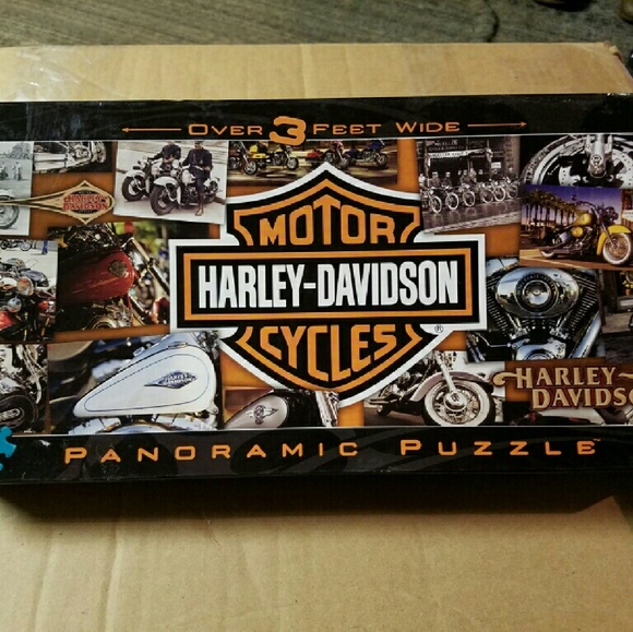 Harley Davidson panoramic puzzle