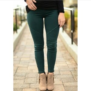 Emerald Moto Jeggings