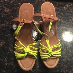 Coach sandals