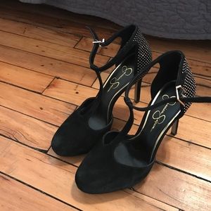 Jessica Simpson suede with studs heels