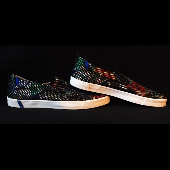 ZARA FLORAL SLIP ONS