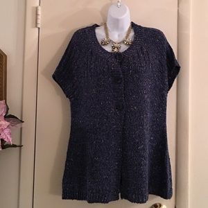 ❤️REDUCED ❤️ Blue Multicolored Cardigan Sweater 💋