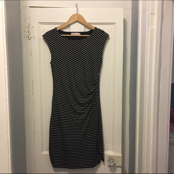 Ann Taylor Loft striped sheath dress. - Picture 1 of 3