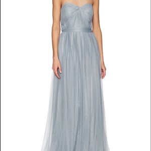 Adrianna Papell Tulle Long Gown