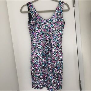 Club L ASOS Sequin Bodycon Dress XS XXS