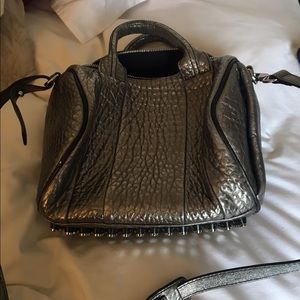 Alexander wang Rockie dark silver color