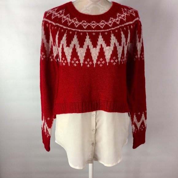 Kensie layered look sweater - Picture 2 of 4