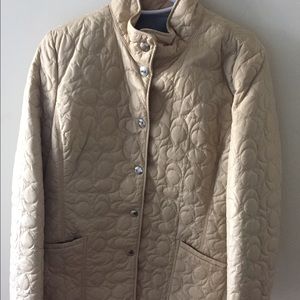 Selling authentic barely used Coach Quilted jacket