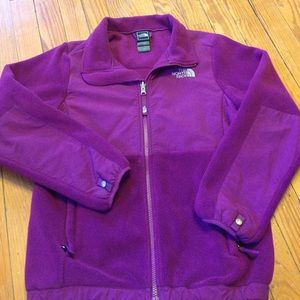 Purple Danali North Face jacket.