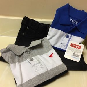👕 Wrangler Triple set toddler outfit