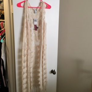 Cute mid calf length sleeveless kimono size XL