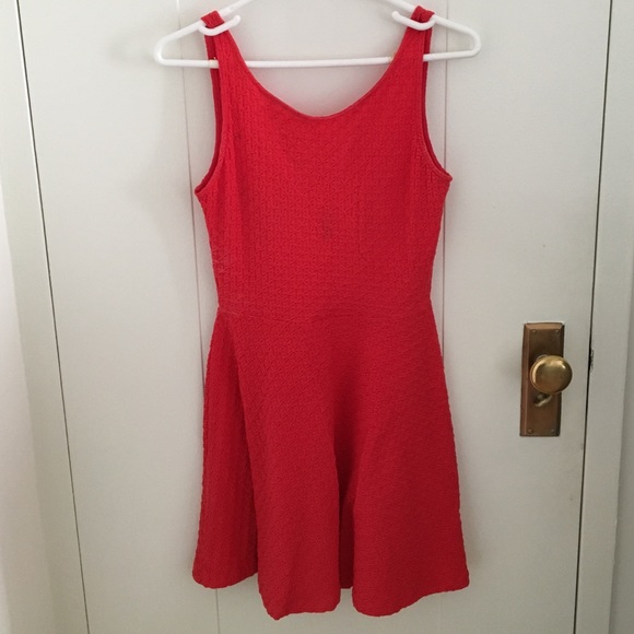 Red H&M swing dress