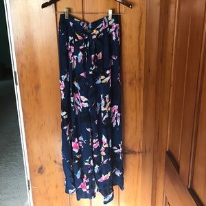 ASTR wide leg tie waist pant