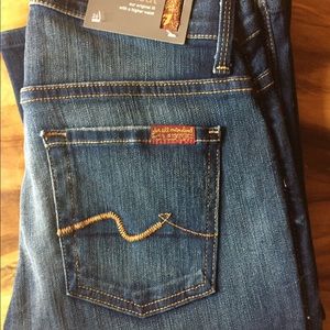 7forallmankind size 26 mid rise bootcut jeans