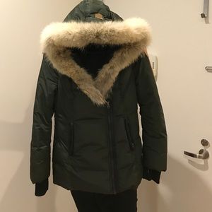 Forest Green Mackage Coat