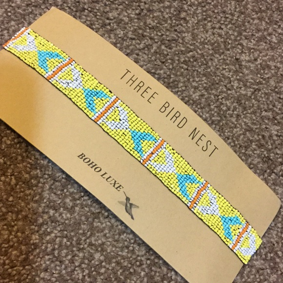 Boho Luxe Pointed Arrow Beaded Headband - Picture 3 of 5