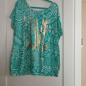 Aztec print shirt