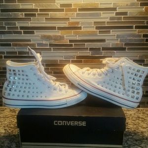 High top Studded Converse