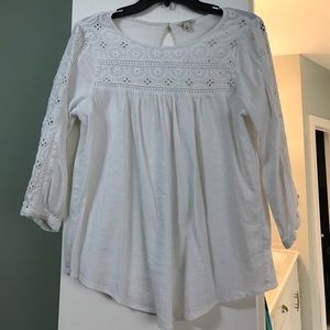 Sonoma white blouse