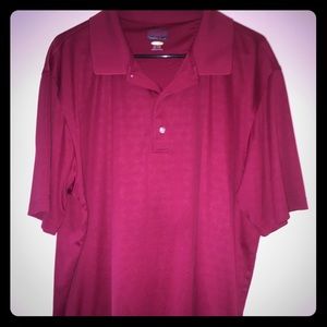 Red Greg Norman Golf Shirt