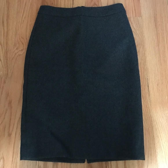 J Crew wool pencil skirt 0