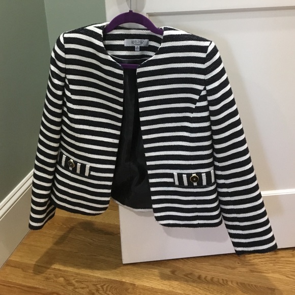 Black and White Blazer