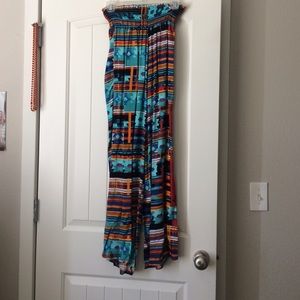 Women's Copper Key Size Large Flow Pants