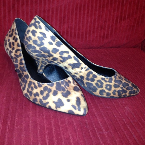 Cheetah Print Kitten Heels