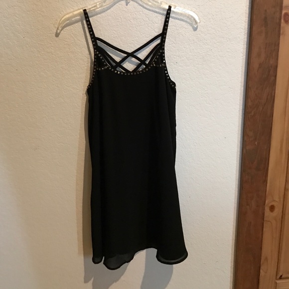 Beaded black dress