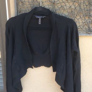 BCBG MaxAzaria black short cardigan