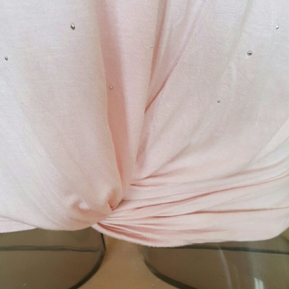 Donated Pale pink silver embellished top - Picture 3 of 4