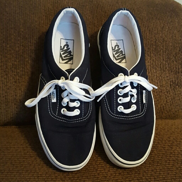 Barely Worn Dark Navy Blue Vans