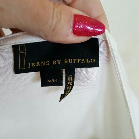 Donated white embellished w/silver top. M - Picture 4 of 4