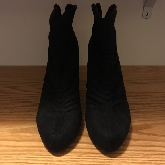 Worn once black booties - Picture 3 of 4