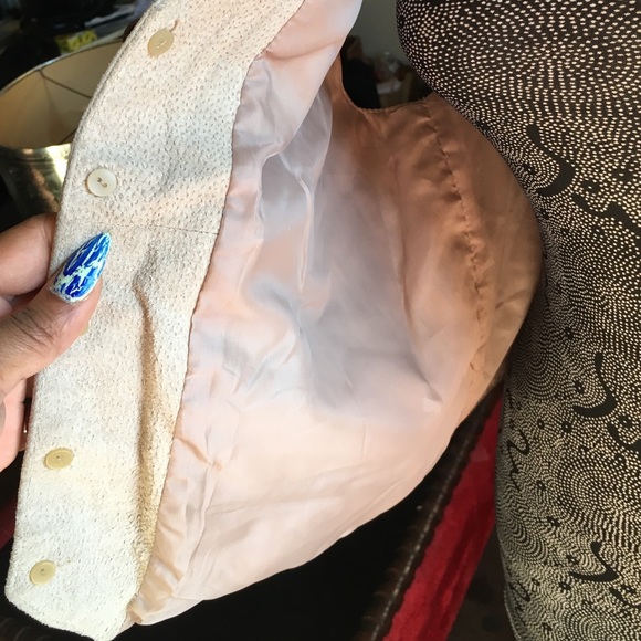 Vintage unisex grey suede vest - Picture 3 of 4