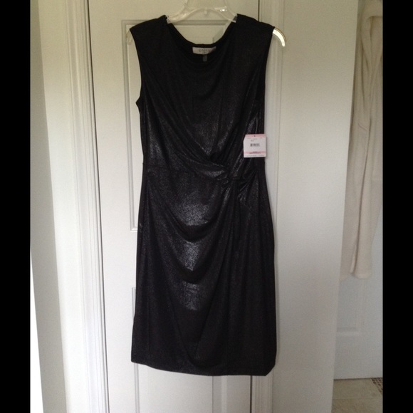 Steel Sleevless Sheath Dress - Picture 2 of 4