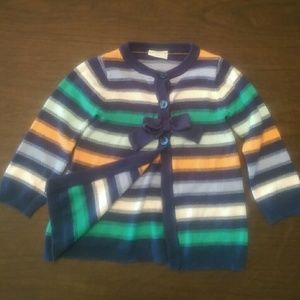 Girl's 3 button striped cardigan from Crazy  8