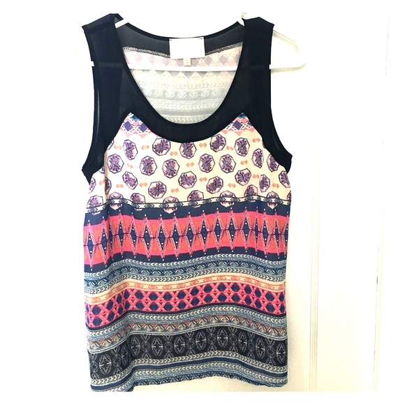 Printed, Flowy Tank