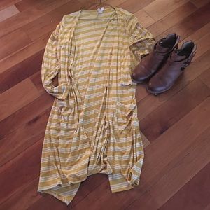 Large Ribbed Lara duster sweater