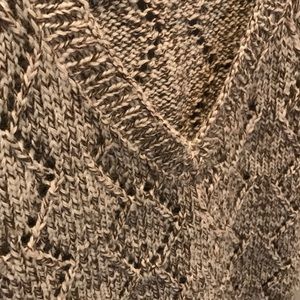 Handmade Sweaters - Handmade Knit Taupe Brown and Ivory Sweater Vest S Handmade Sweaters - Handmade Knit Taupe Brown and Ivory Sweater Vest S