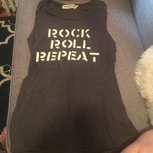 Rock. Roll. Repeat. Tank by project social